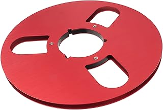 Peças de Máquina de Abertura de Bobina de Fita Vazia de 1/4 de 10 Polegadas, para Gravador de Fita de Bobina a Bobina, Acessório de Gravador de Bobina de Liga de Alumínio