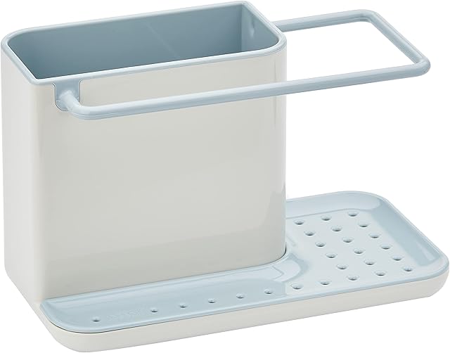 Joseph Joseph 85098 Caddy Sink Area Organiser - Grey Blue, (Length 20.9cm x Width 11.4cm x Height 13cm)