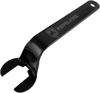 Fire Sprinkler Wrench 1/2" for Fire Sprinkler Heads – Semi Recessed, Concealed, Exposed – Heavy-Duty Powder-Coated Steel (Black, 1-Pack)