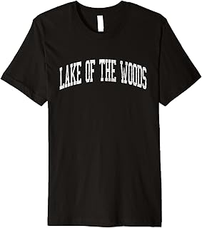 Lake of the Woods Virginia VA Vintage Athletic Sports Design Premium T-Shirt