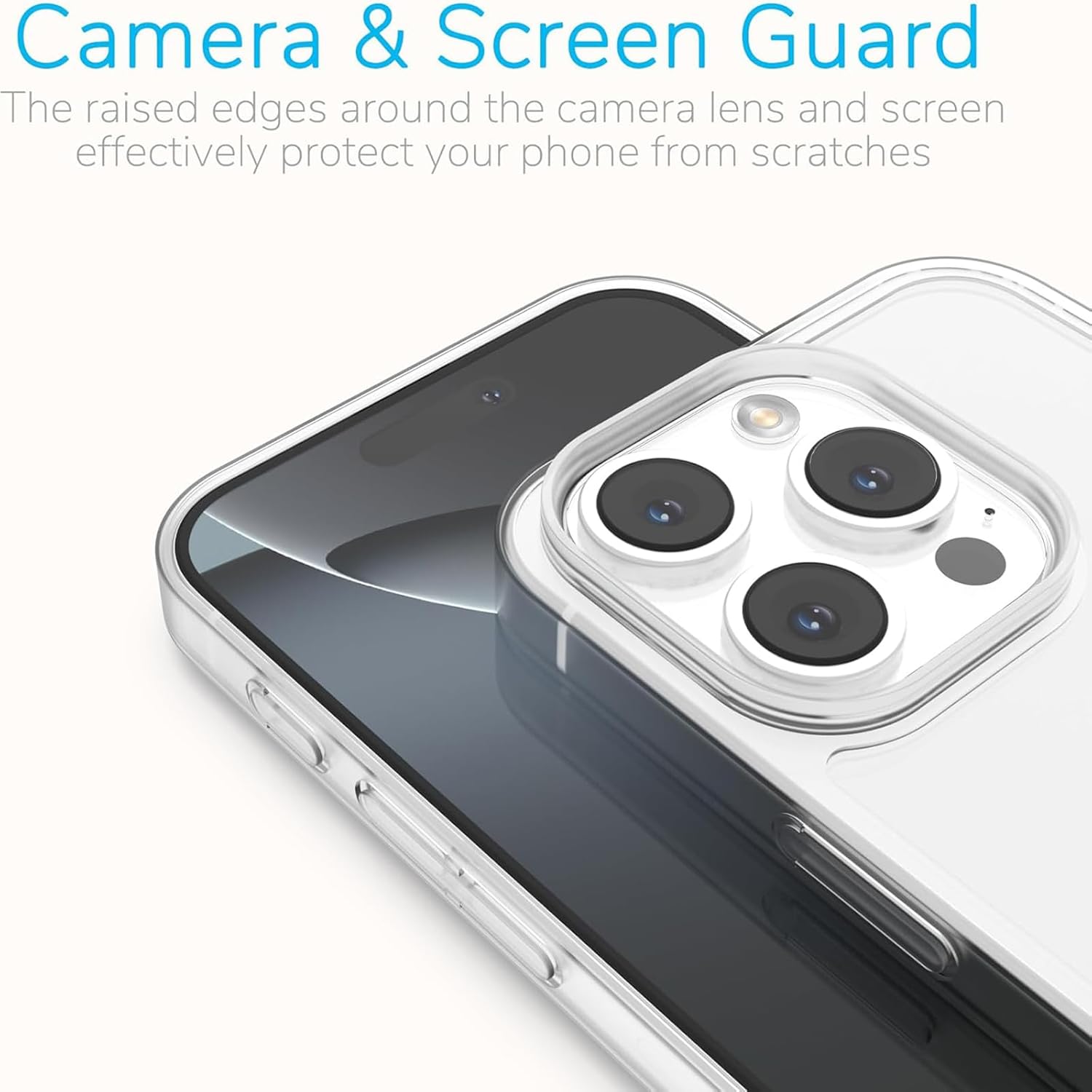for iPhone 17e / 16e Bumper Case Clear with Camera Cover, Compatible with MagSafe, Minimalist Slim Fit No Back Design Soft TPU Bumper Frame Shockproof Excellent Heat Dissipation (Clear)