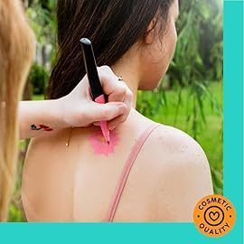 BODYMARK BIC Body Art Markers, Pastel Pop, Flexible Brush Tip, 5-Count Pack of Assorted Colors, Skin-Safe*, Cosmetic Quality