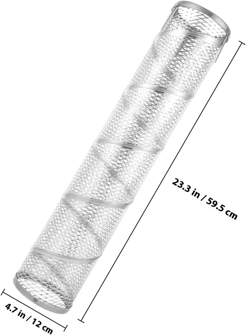 Yardwe Chimney Guard Mesh Stove Cover Stainless Steel Heat-Resistant Chimney Tube Cover Metal Mesh Protector for Residential Wood-Burning Stove Heating Accessories