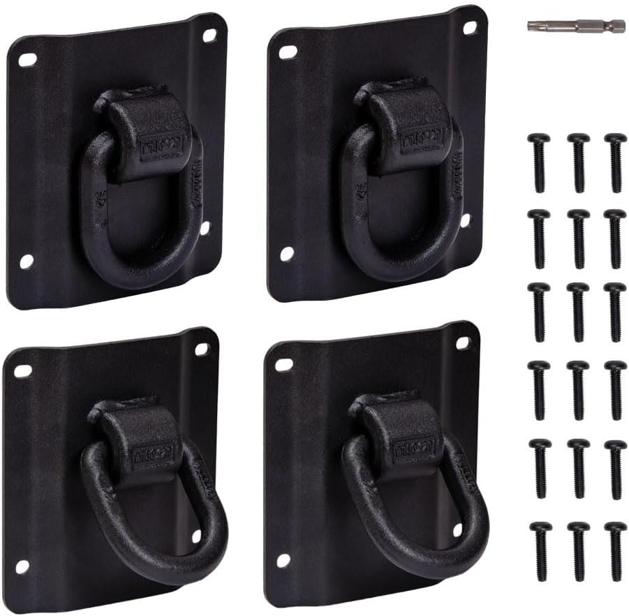 4 Pack Heavy Duty Truck Bed Tie Downs Tie Down Anchors Car Accessories Compatible with 2015-2026 F150 F250 F350 and Raptor Model #FL3Z99000A64B or FL3Z-9928408-AB