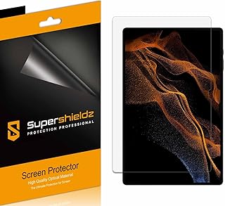 Supershieldz (3 Pack) Designed for Samsung Galaxy Tab S8 Ultra (14.6 inch) Screen Protector, High Definition Clear Shield (PET)