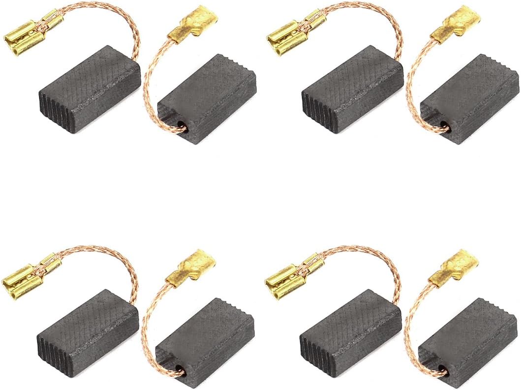 uxcell 4 Pairs 15mmx8mmx5mm Electric Motor Carbon Brushes for Angle Grinder