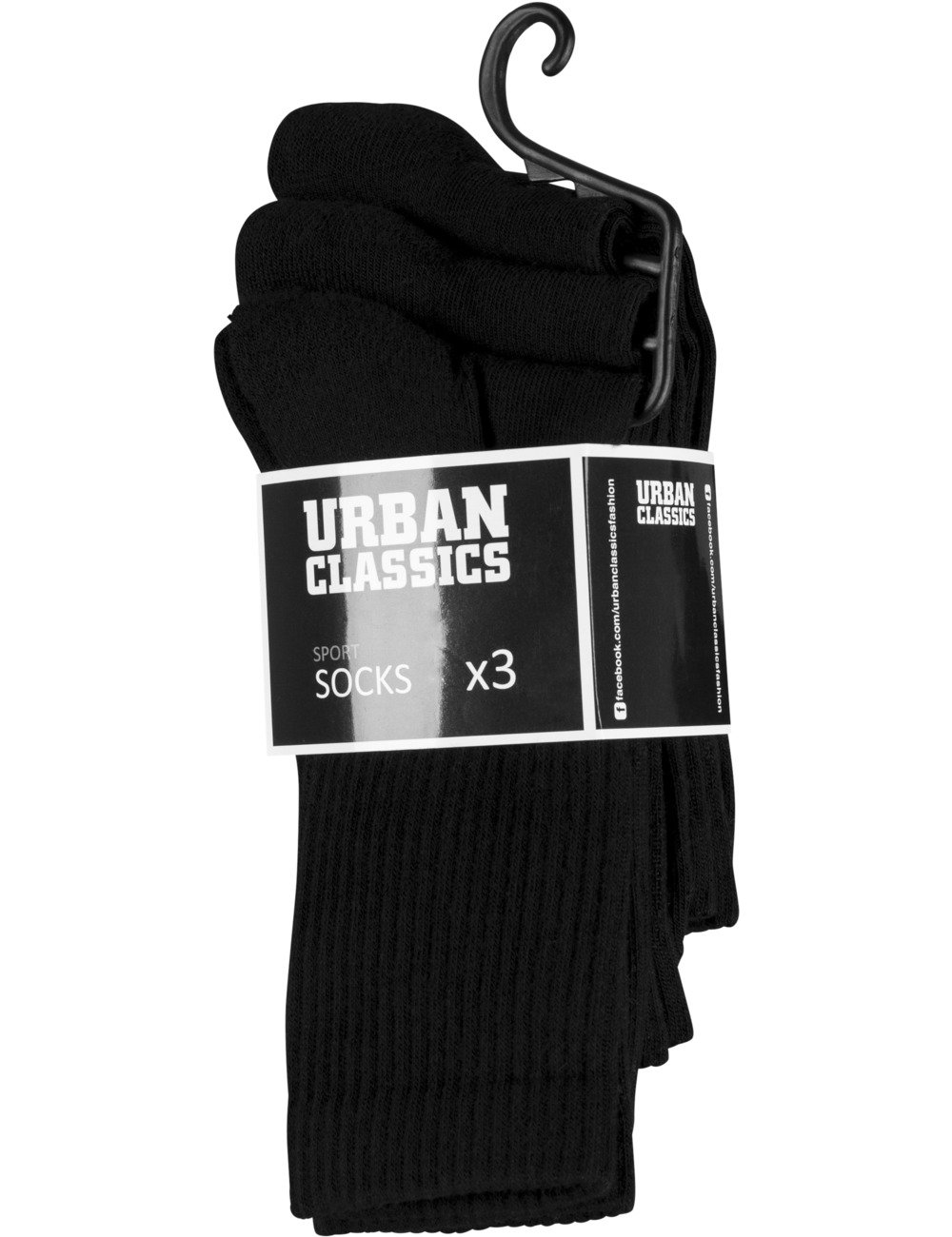 Urban Classics Skarpety męskie, czarny, 42 EU