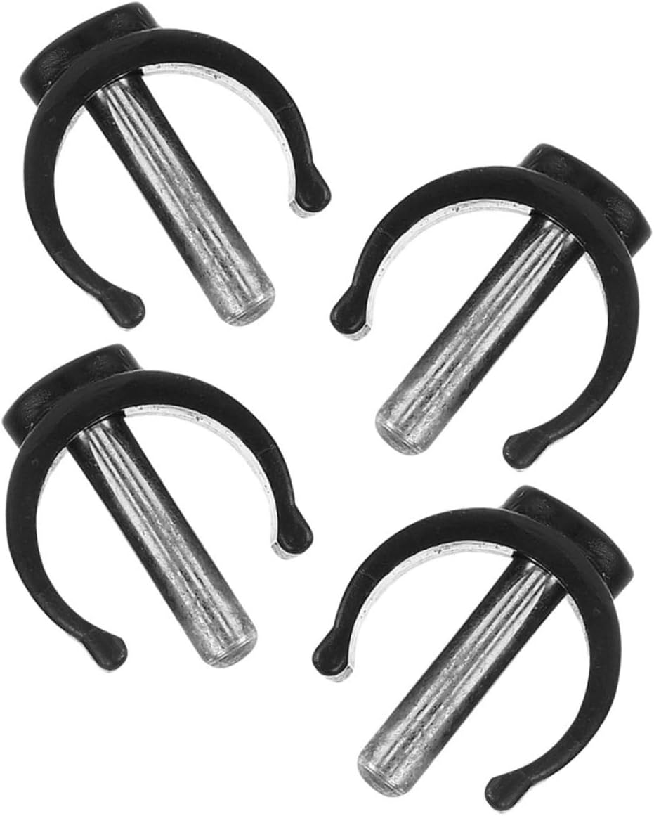 C Shaped Clamp Pin Locks for Walking Cane and Walker, 4 Pack