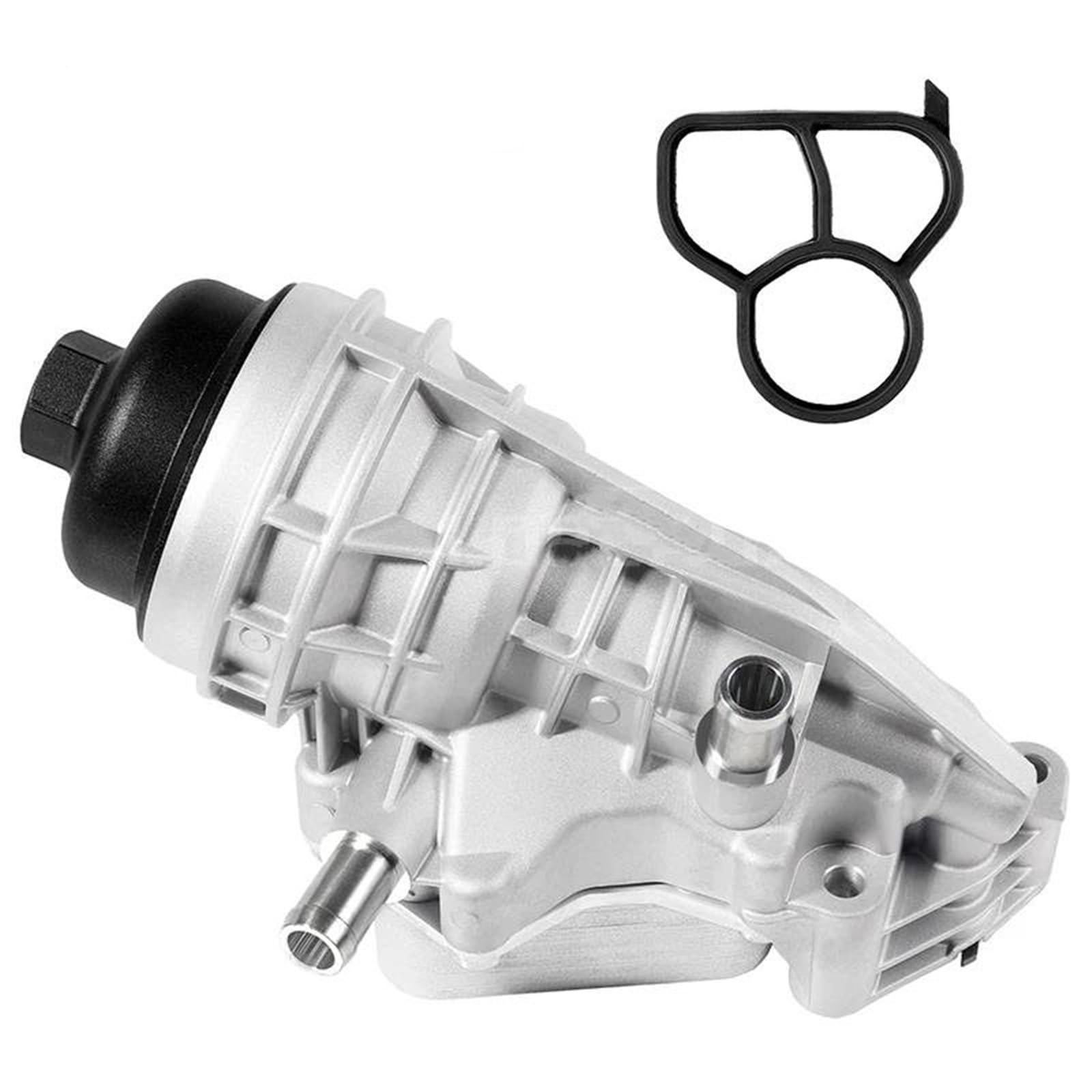 A2701800500 A2701800610 A2701800810 Alloggiamento Filtro Radiatore Olio Motore In Alluminio Per Mercedes Per Benz 270 A200 B200 CLA200 GLA260 coperchio valvole motore