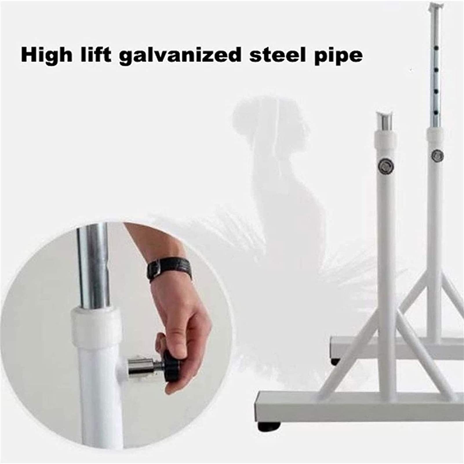 Ballet Barre Bar Double Barre Ballet Bar Floor Fixed Dancing Stretching Ballet for Home or Studio Barre Exercise Equipment for Kids and Adults