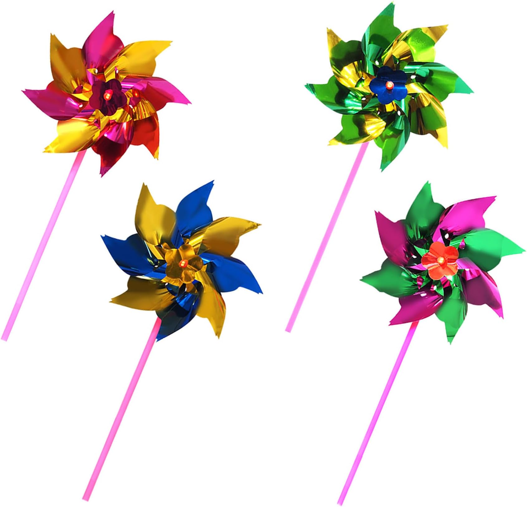 Sparkling Kagaruma Assembly, Random Colors, Windmill (Set of 4)