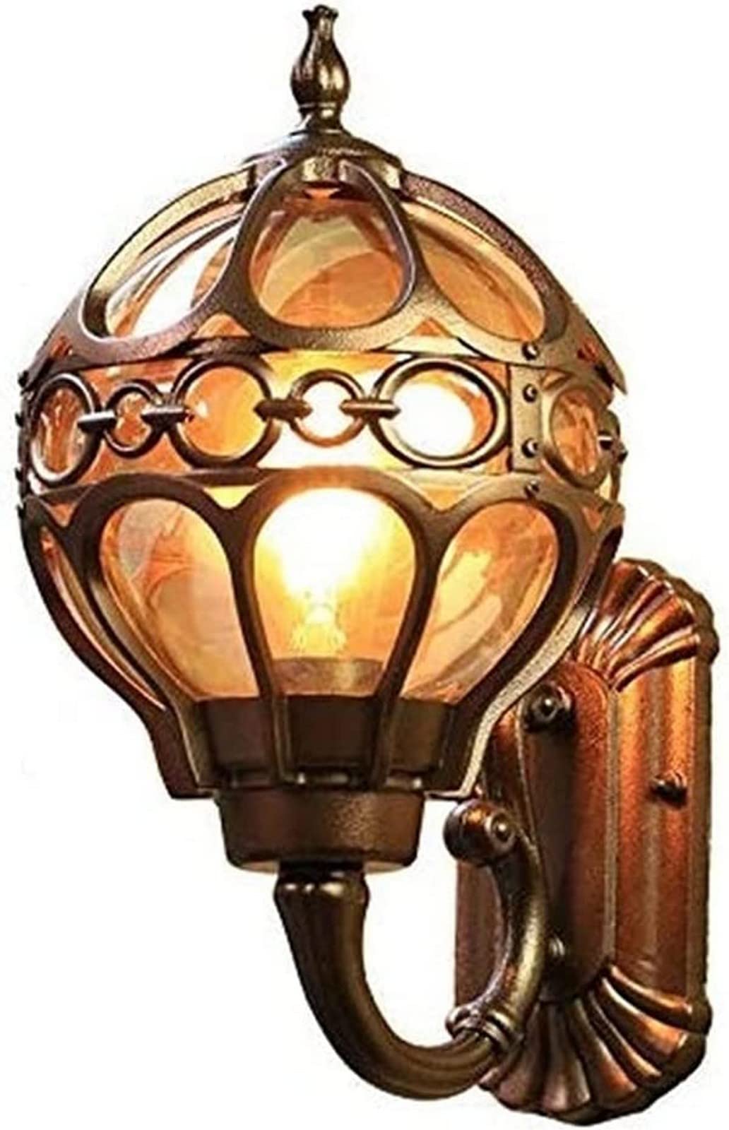 Lanterne européenne classique applique murale rétro E27 haut de gamme