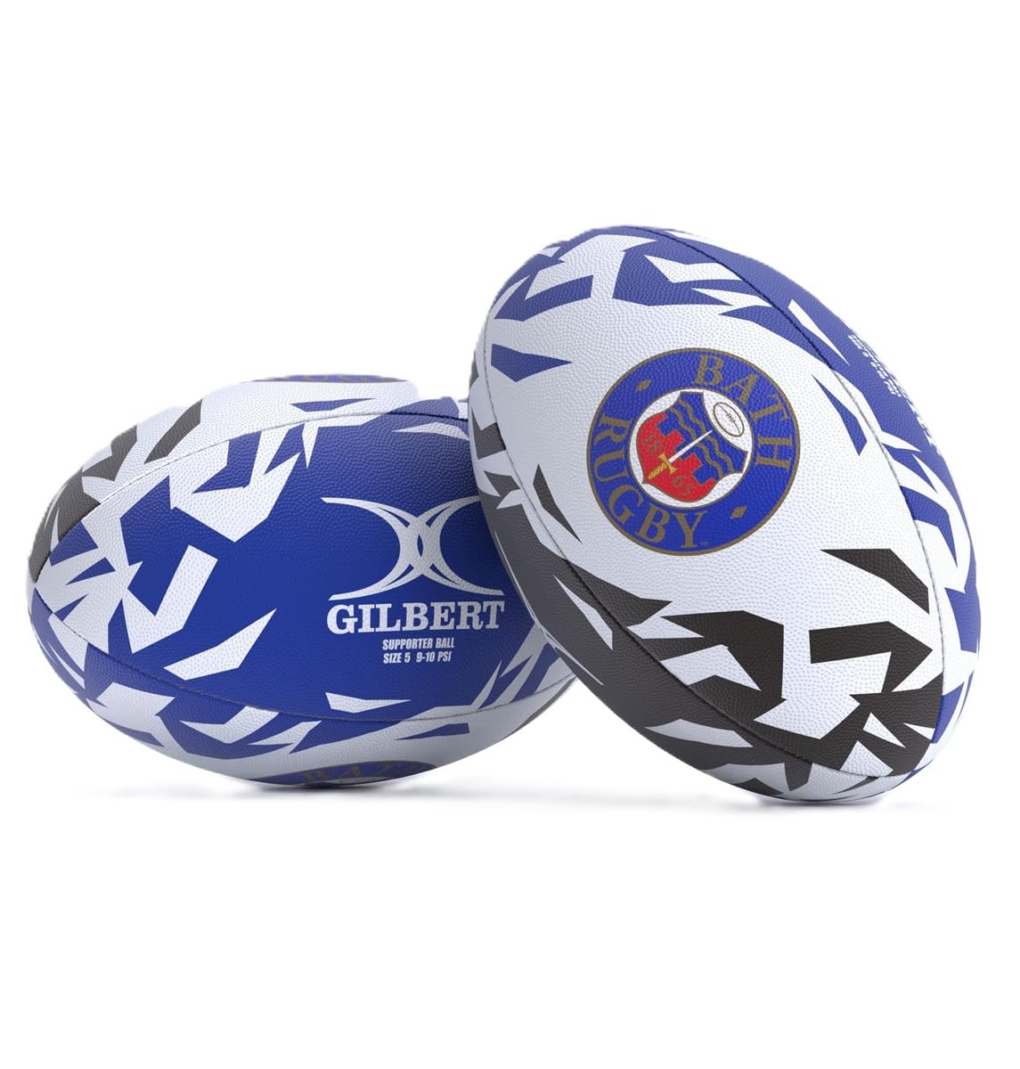 Gilbert Rugby Premiership Team Bath Rugby Supporter Ball - size 4