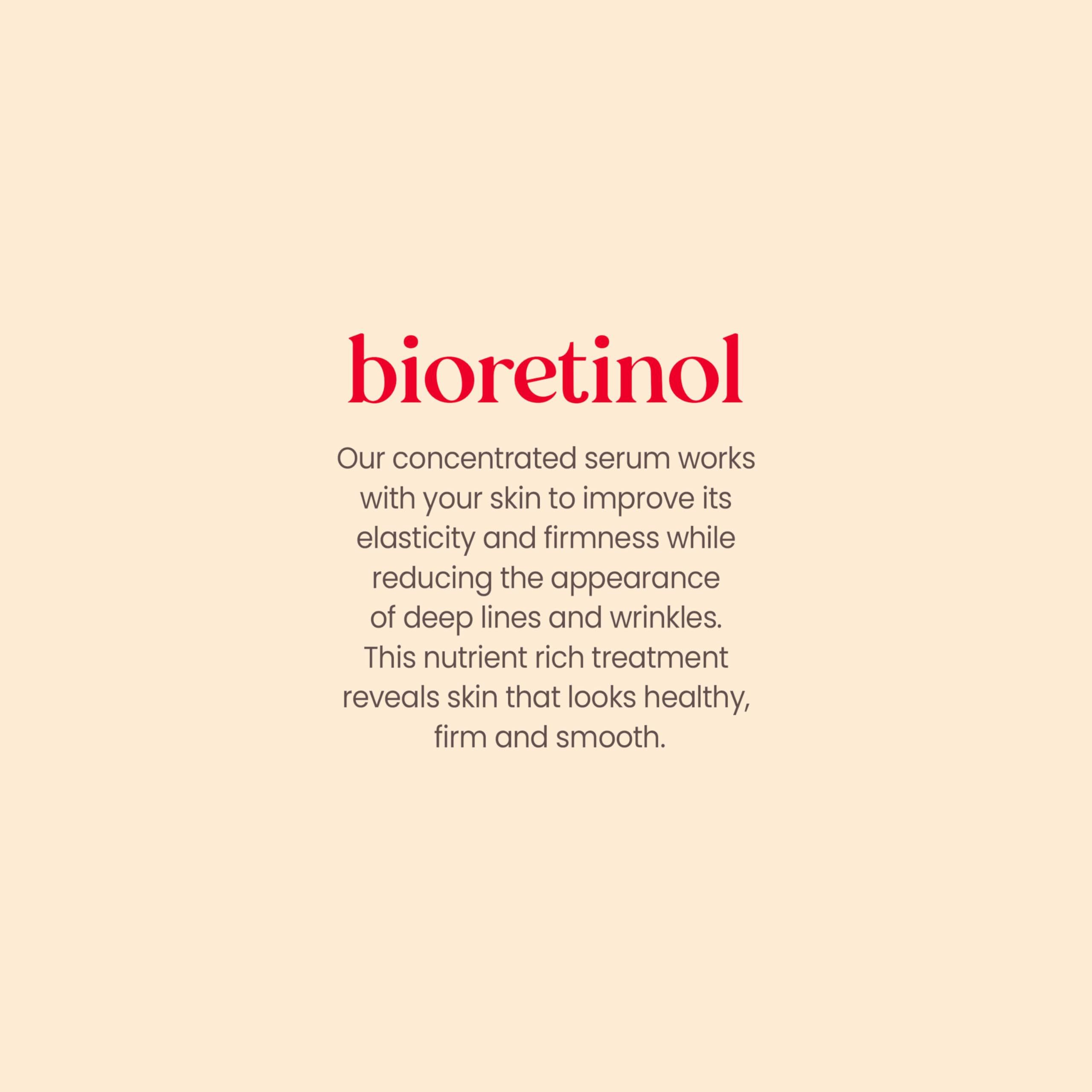 Burt's Bees Renewal Intensive Firming Serum With Natural Retinol Alternative and Hyaluronic Acid, Powerful Natural Anti-Aging Ingredients, 98.6 Percent Natural Origin Skin Care, 1 fl. oz. Bottle