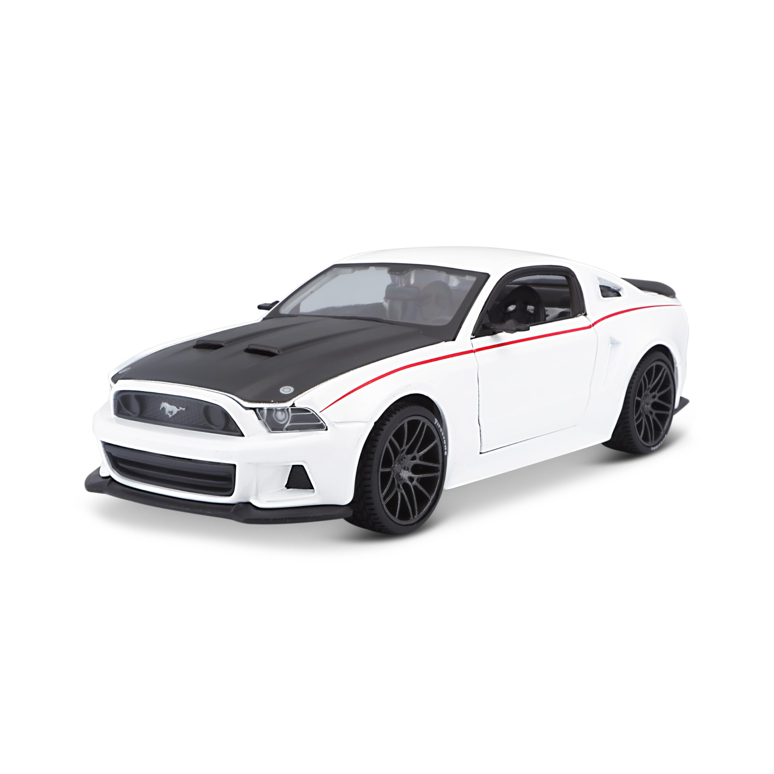 Maisto, Colore, Ford Mustang Street Racer Bianco (31506W)