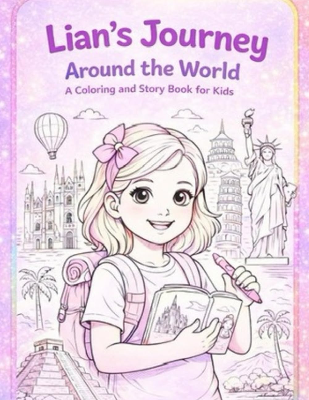 Lian’s Journey Around the World: A Coloring and Story Book for Kids