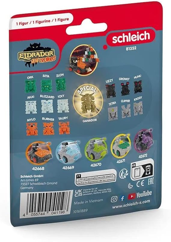 Schleich 81352 - Mini Creatures Series 5 - Collectible Figure from Eldrador Creatures - Random Selection - Toy from 7 Years - Fantasy Creature for Boys & Girls