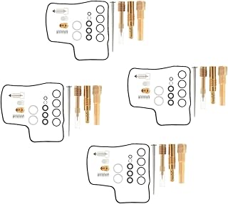 labwork 4-Pack Carburetor Carb Repair Kits Replacement for Honda V65 Magna V65 Sabre 750 1100 Interceptor 1000