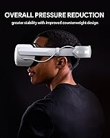 Vista 5 de AUBIKA Head Strap with Battery for MetaOculus Quest 2 Extend PlaytimeCounter BalanceFast Charging Adjustable Elite Strap Replacement Accessories