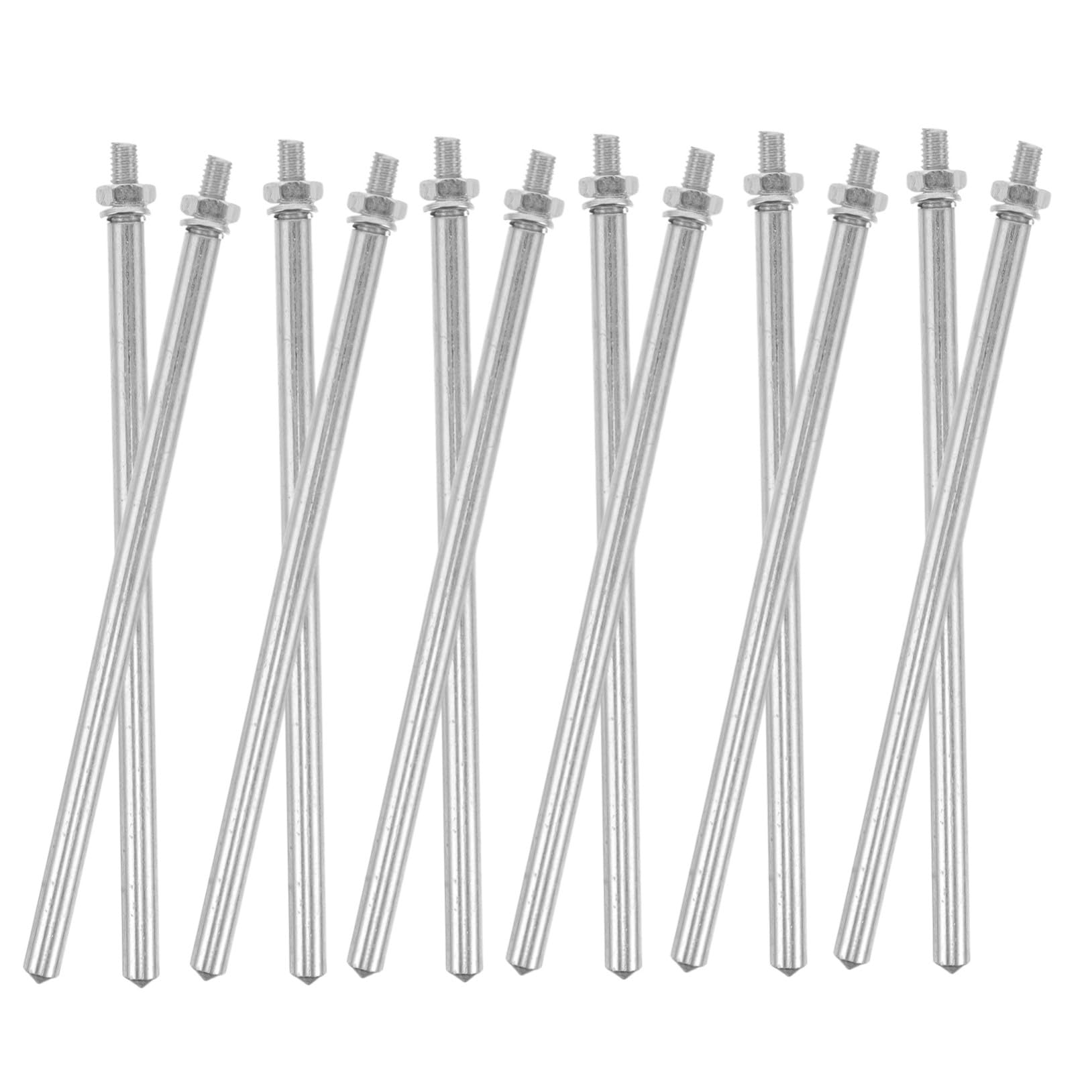 Broches de bobine Alipis robustes en métal argenté ajustement précis
