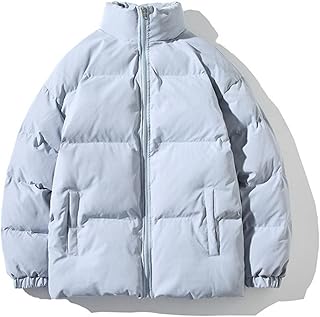 LiPski Veste d’hiver Hommes Épaissir Manteau chaud Hommes Stand Col Vestes Couleur unie Manteau Femmes Mode Nouveau Streetwear