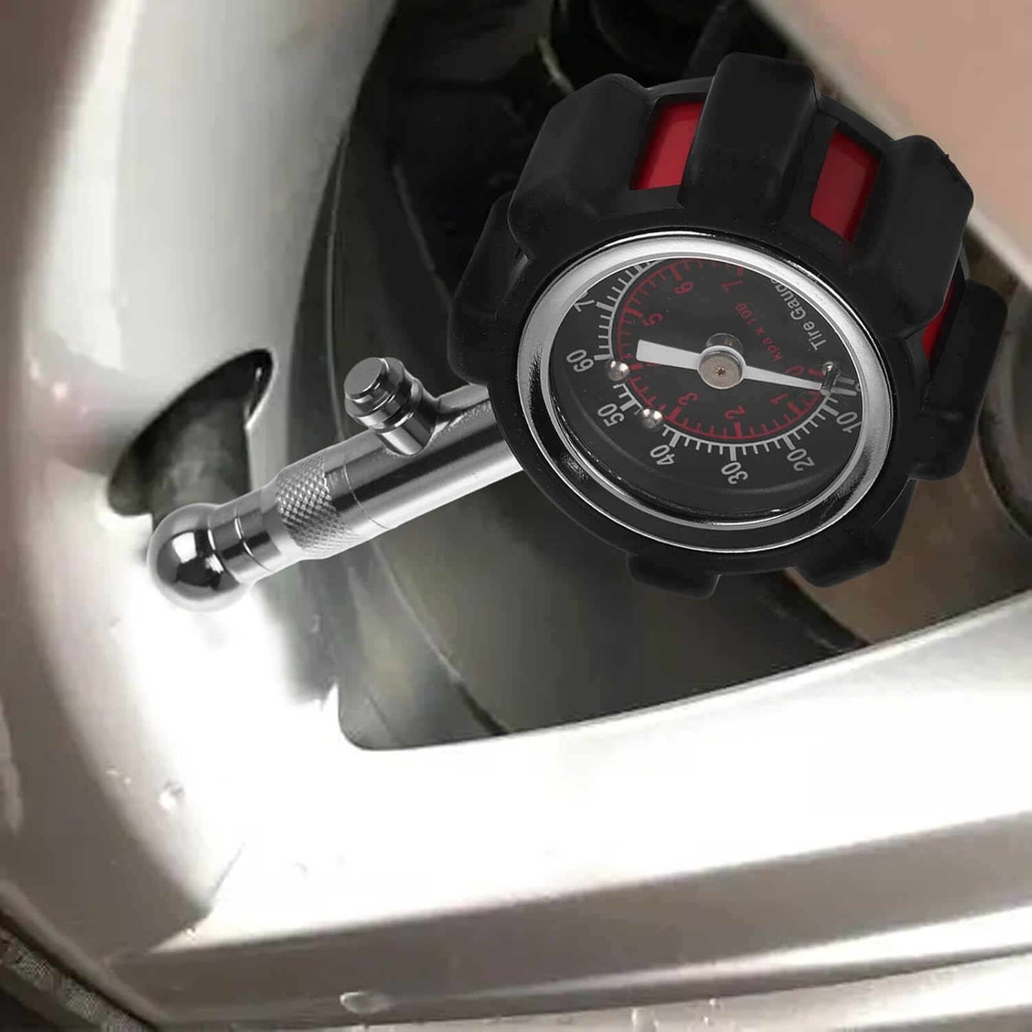 High Precision Car Tire Pressure Gauge Mechanical Copper Tool