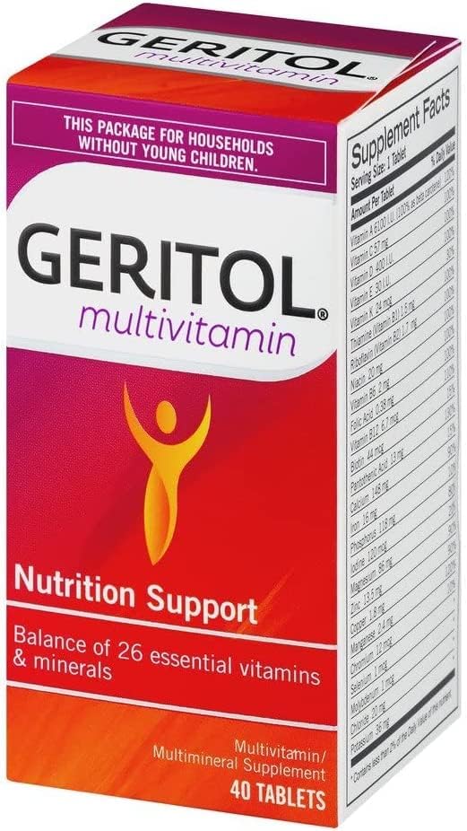 Geritol Complete Tablets 100 Tablets (Pack of 4)