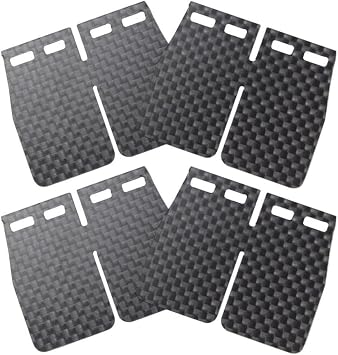 Carbon Fiber Plate 4P522 Compatible With ATV Models V Force 4 V4145 Blaster 200 BLASTER200 YFS200 DT200 V4145 1988 2020 Replacement For Part Number V4145 Aftermarket ReplacementHB-4P522-4PCS