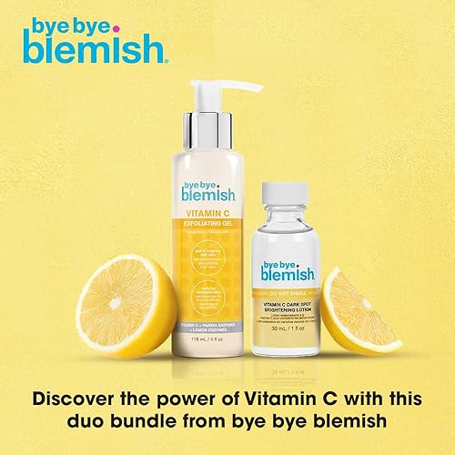 Miniatura 2 de Bye Bye Blemish Vit C Loción de manchas oscuras y gel exfoliante de vitamina C para aclarar la piel y eliminar imperfecciones