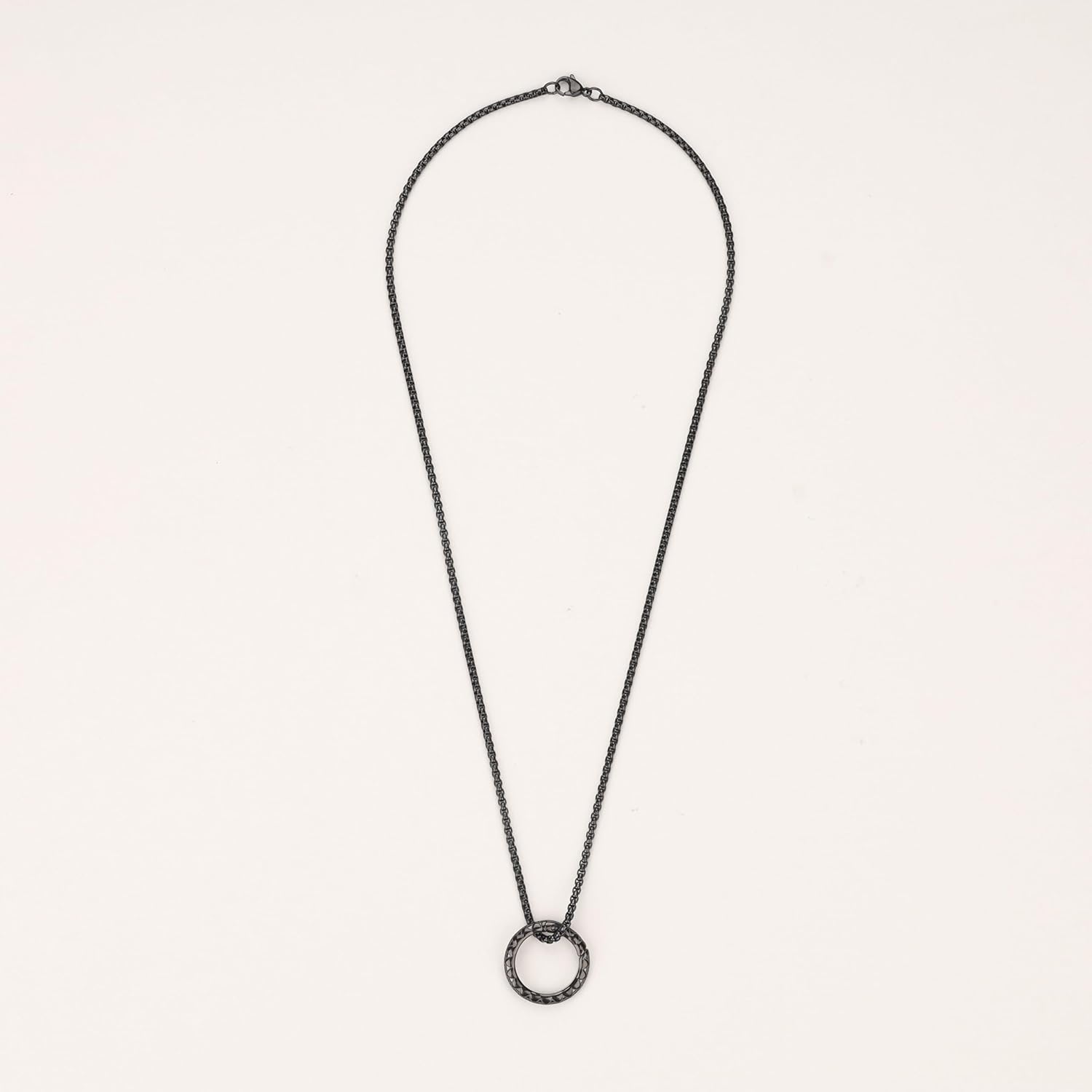 GAVU Mens Ring Holder Necklace, Stainless Steel King Keeper Necklace for Men and Women