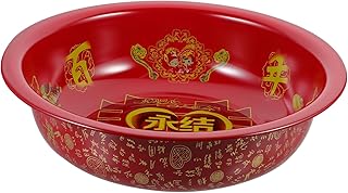 Generic Decorative Wash Basin Vintage Style Large Bowl for Wedding Vegetable Washing Dough Making