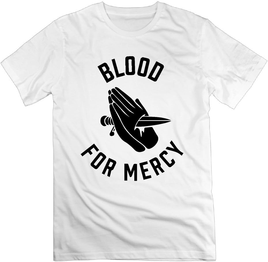 Men's Yellow Claw Blood For Mercy Hands Cotton Short Sleeve T Shirts Apparel