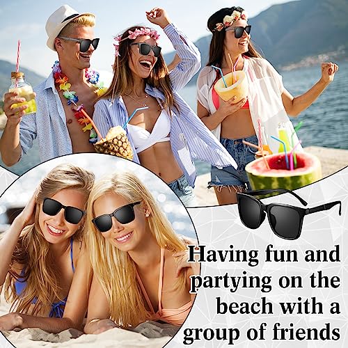 Umigy 100 Pcs Sunglasses Bulk Retro Vintage 70s 80s Party Classic Sunglasses for Men Women Summer Beach Pool Party4