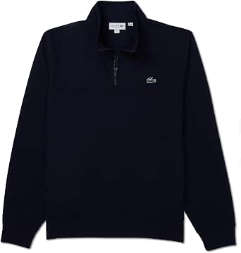 Lacoste Men's Cotton-Blend Zip-Neck Sweatshirt