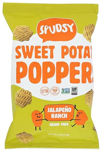 Spudsy Jalapeño Ranch Sweet Potato Poppers 4oz (Pack of 9)