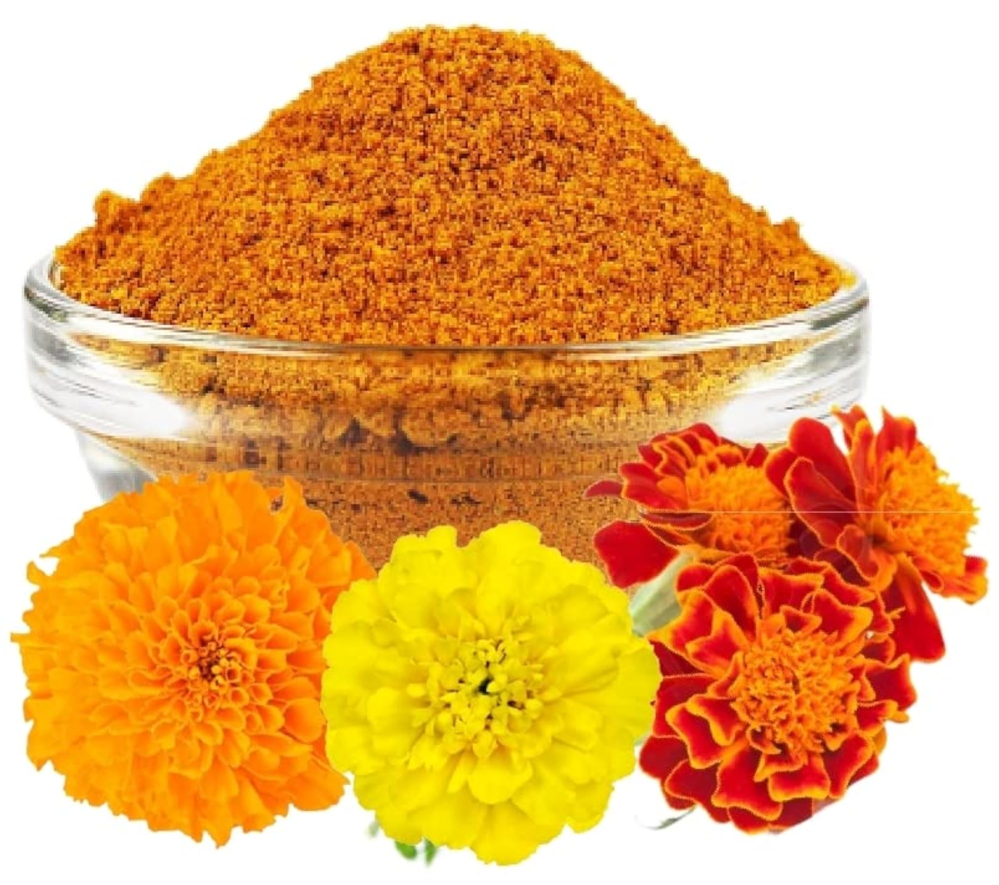 Marigold, Rose, Blue Corn, Chamomile, Calendula Powder Combo for Lattes