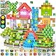 Crifeton Magnetische Bausteine 100 PCS 2CM Magnetbausteine für Kinder ab 3 Jahre Blocks, Montessori Spielzeug Kinder, Magnetische Bauwelt Geburtstag Geschenk ab 3 4 5 6 7 8 9 10 11 12 Jungen Mädchen