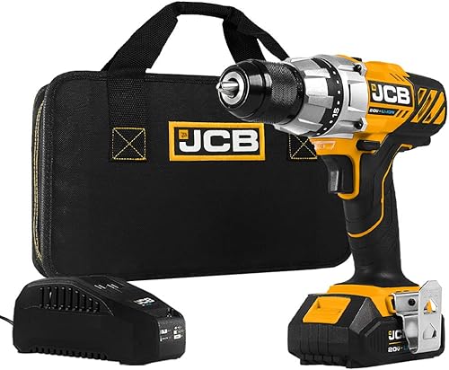 JCB Herramientas  Herramienta eléctrica inalámbrica JCB de 20 V  Incluye batería de 2.0 Ah, cargador y funda con cremallera  Velocidad variable disponible en Yaxa Colombia