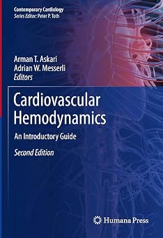 Cardiovascular Hemodynamics An Introductory Guide Contemporary Cardiology