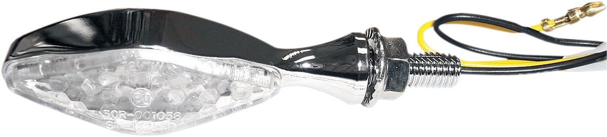 K&S LED Ultra Mini-Marker Lights ; Diamond with Eyelid ; Chrome (13 Led - 25-8922