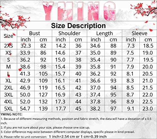 YMING Ladies Casual Plus Size T-Shirt Dresses Summer Short Sleeve Simple Dress Blk M