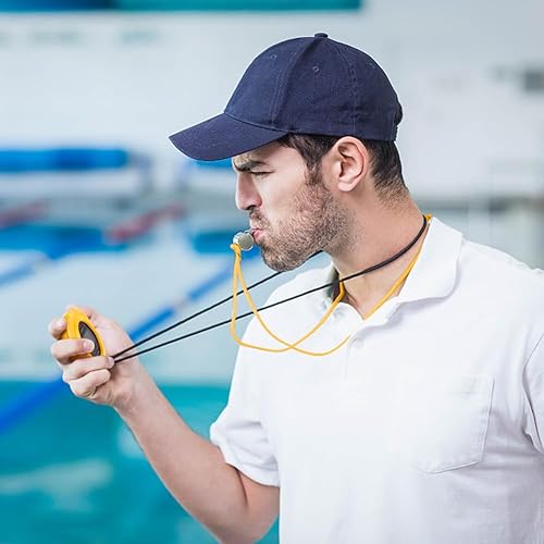 Miniatura 6 de Vicloon Reloj digital LCD, contador deportivo, cronómetro portátil con silbato de acero inoxidable, aplicado a correr, fútbol, baloncesto, natación