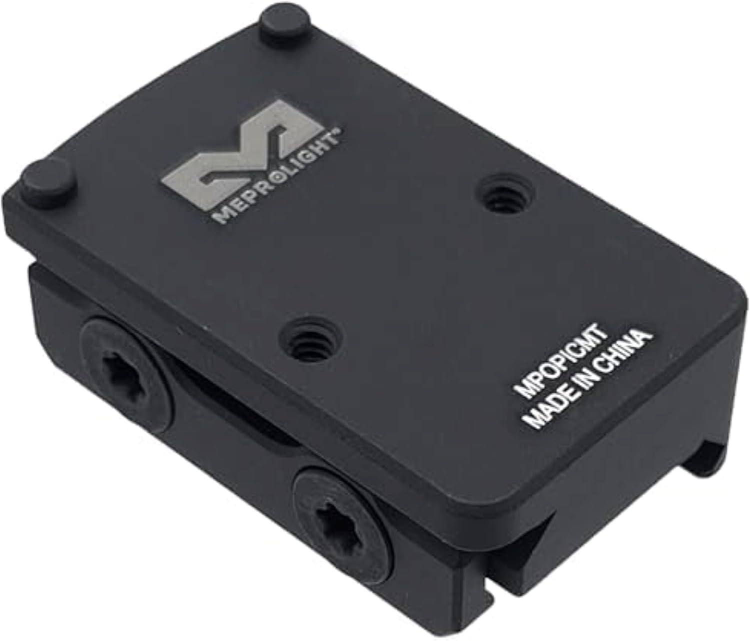 Meprolight Mepro Picatinny Riser - 0.40" Saddle Height (1.53" Co-Wit) Low Red Dot Riser Mount for RMR Footprint Pistol Optics, Fits Rifles & with MIL-STD-1913 Picatinny Rail Mount