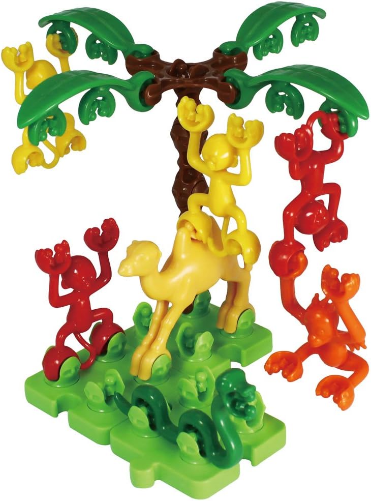POPULAR PLAYTHINGS Linkazoo Linking Animal Set, Creative Building Toy for Kids, Stem Play, Gifts for Kids Ages 4 & Up – 83 Pieces
