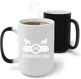 Gifting Joy to Frenchie Dad French Bulldog 68 mug Mugs 11oz 15oz Color Changing Mug