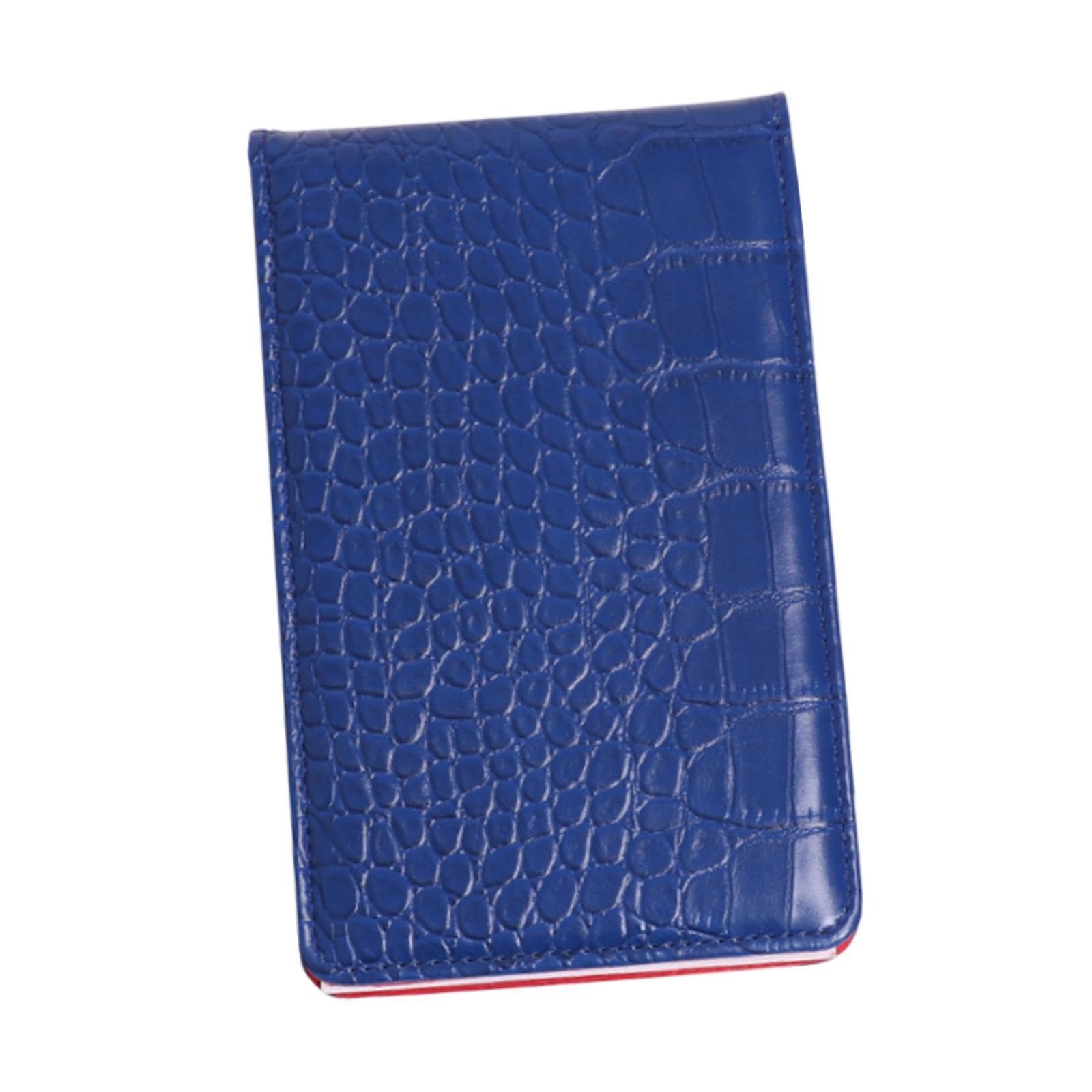 rockible Golf Scorecard Book Pocket Yardage Book Holder Score Card Cover Men Women Portable Golf Accessories Golf Scorecard Holder, Blue