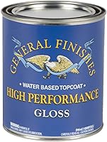 Vista 15 de General Finishes Capa superior a base de agua de alto rendimiento, 5 galones, plano