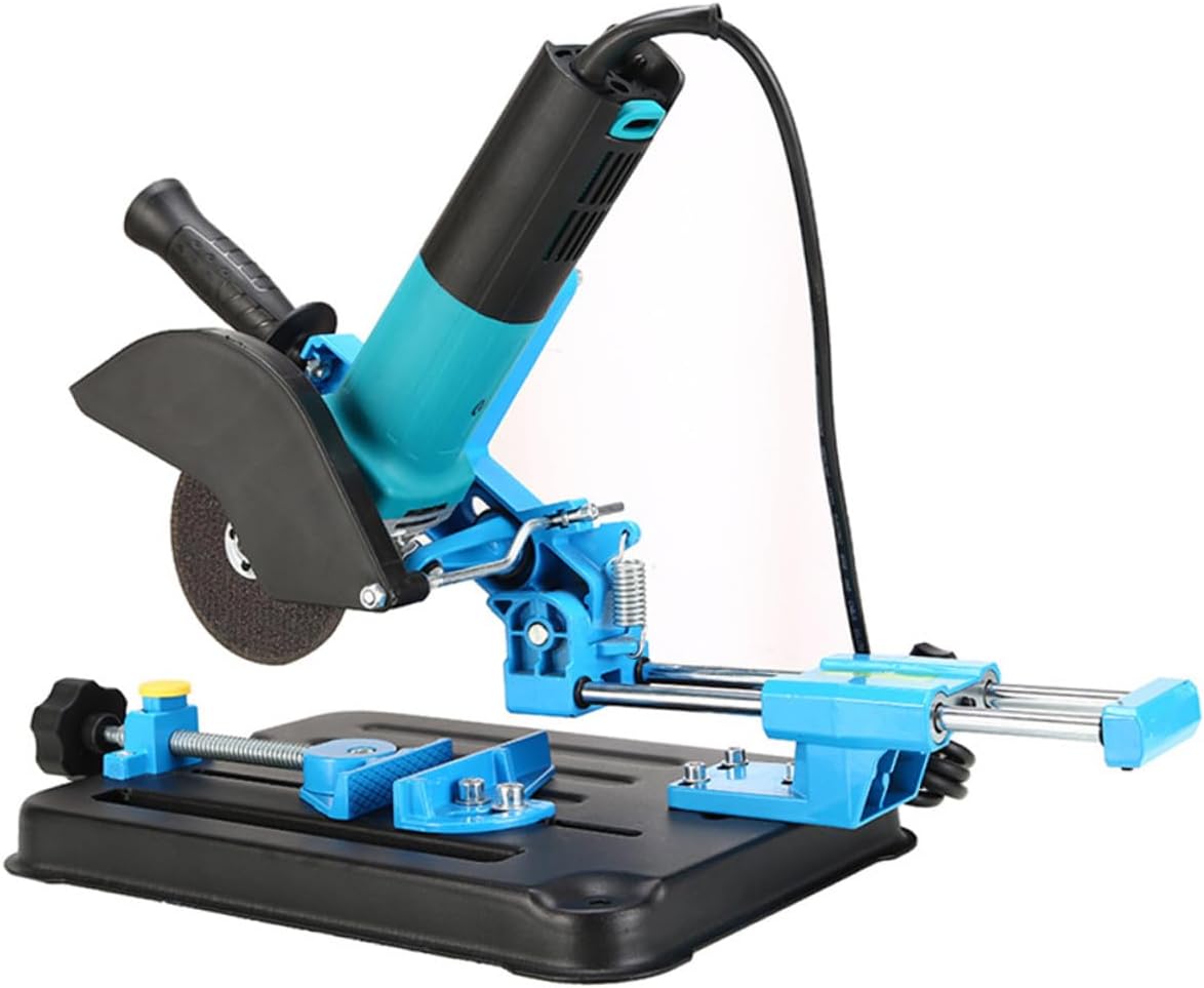 HOMSFOU Angle Grinding Machine Stand Polishing Machine Bracket Fixed Holder Rack for Power Tool Accessories Suitable for Workshop and Cutting Tasks