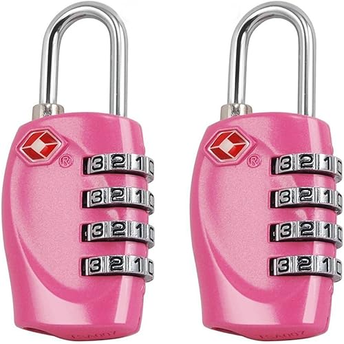 Amazon スーツケース Tsaロック アメリカ安全運送局認定 亜鉛合金 安心 4桁ダイヤル式ロック 南京錠 空港 2個セット 暗証番号ロック 荷物スーツケース用 防犯グッズ 海外旅行用 Tsa認証ロック 淡紅色 Zhovee バッグ用ロック Amazon スーツケース Tsaロック アメリカ安全運送局認定 亜鉛合金 安心 4桁ダイヤル式ロック 南京錠 空港 2個セット 暗証番号ロック 荷物スーツケース用 防犯グッズ 海外旅行用 Tsa認証ロック 淡紅色 Zhovee バッグ用ロック