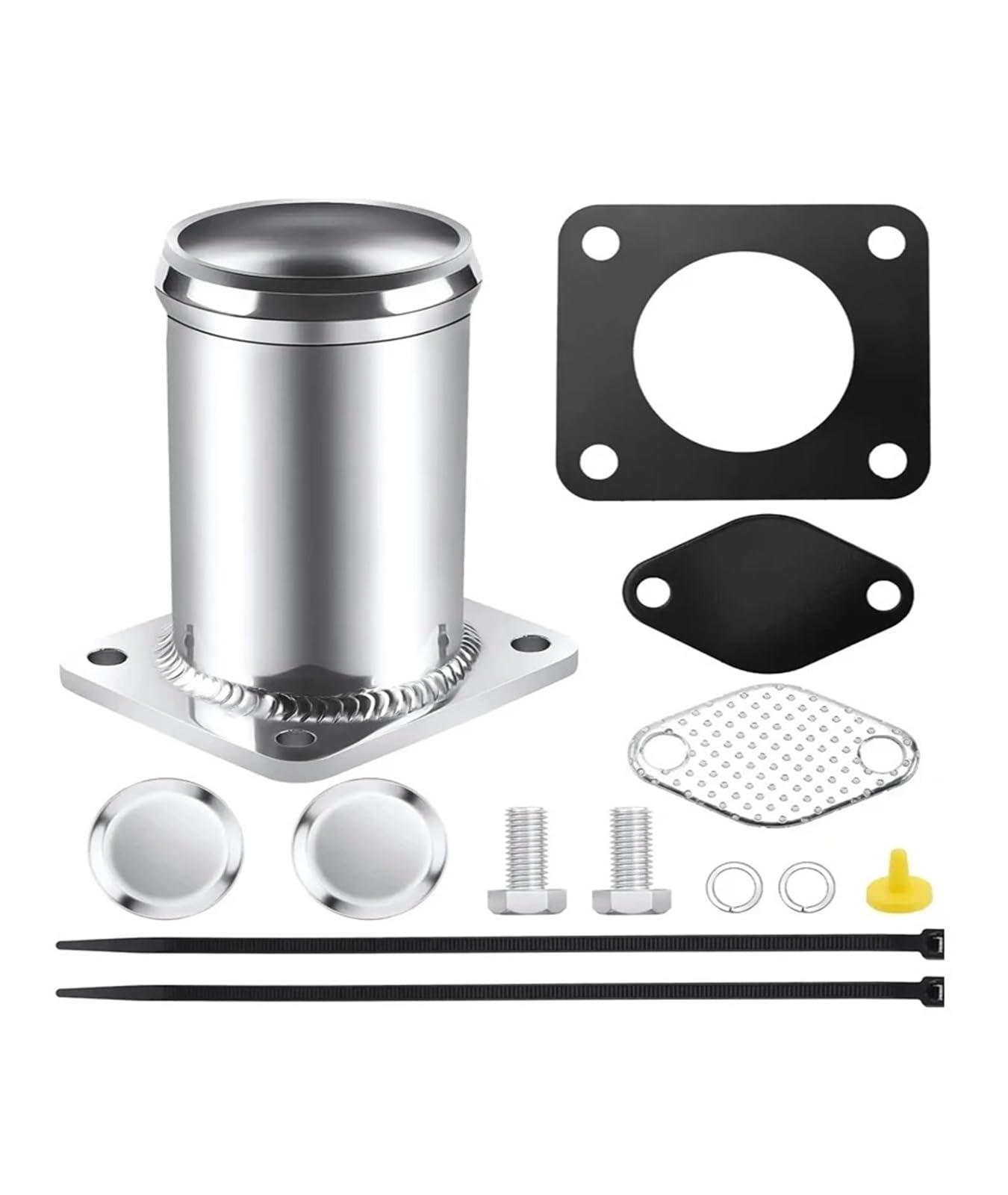 Saibol One Color Egr Valve Car Aluminum Egr Valve Kit Replacement Pipe For Bmw E46 E39 For X5 E53 For X3 E83 E38 E65 E46 318D 320D 330D 330Xd 320Cd 318Td 320Td Exaust Gas Recirculation